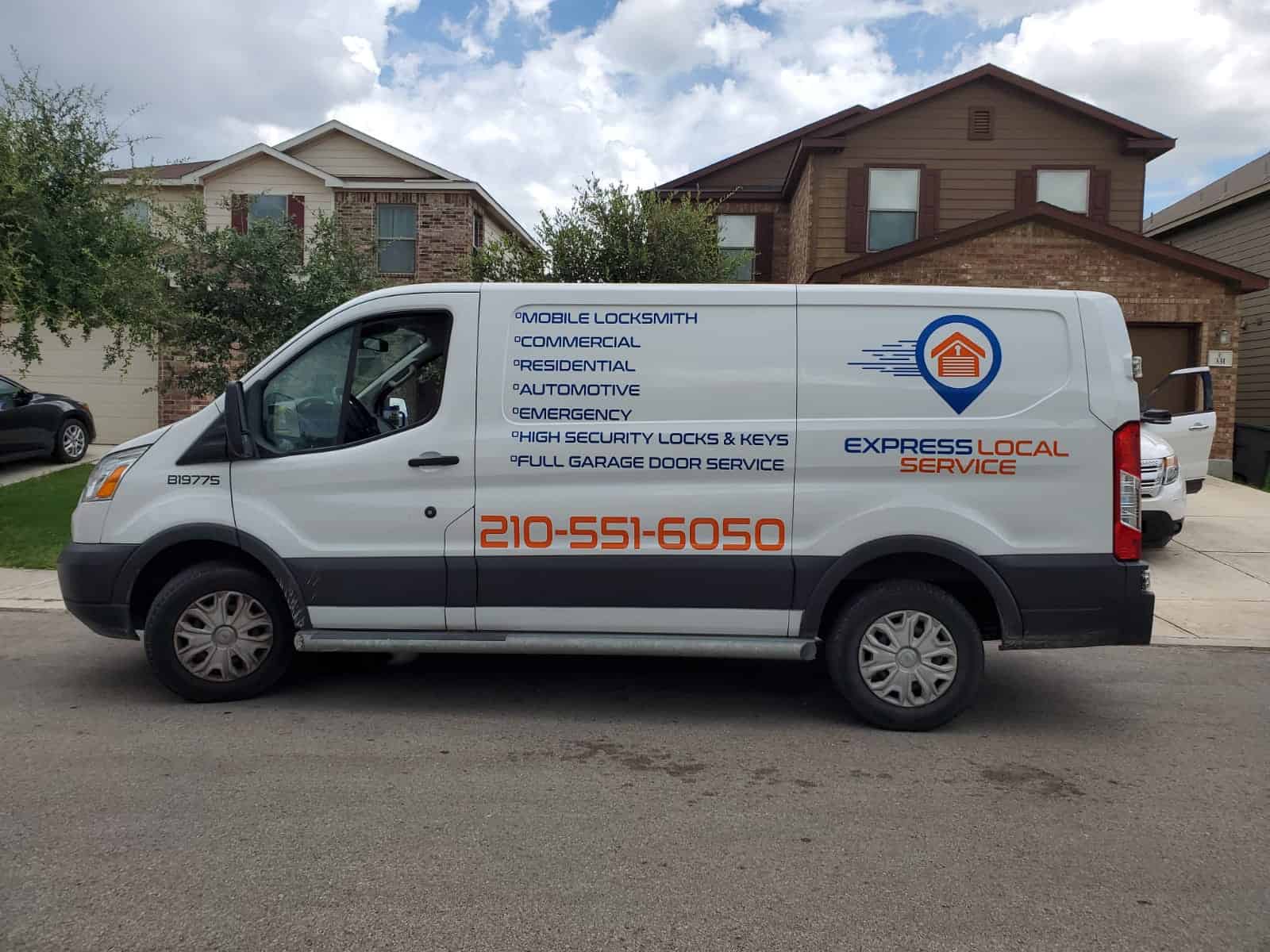 Express Local Service Locksmith Service Van