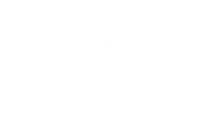 Express Local Service Logo White